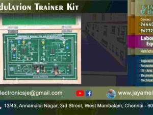 FM Modulation - Demodulation – Circuit Diagram – Trainer kit – Manufacturer - Supplier - Chennai – Tamil Nadu – India – 9677252848 – Price Rs.15,000-00 - This price is volatile