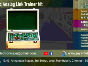 Fiber Optic - Analog Link – Experiment – Circuit Diagram – Trainer kit – Manufacturer - Supplier - Chennai – Tamil Nadu – India –9677252848 – Price Rs.14,000-00 - This price is volatile