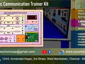 Fiber Optic - Communication – Trainer kit – Manufacturer - Supplier - Chennai – Tamil Nadu – India –9677252848 – Price Rs.15,000-00 - This price is volatile