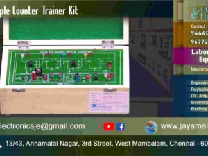 4 Bit Ripple Counter Trainer Kit – 9677252848 - Manufacturer – Supplier – Chennai – Tamil Nadu – India
