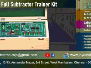 Half and Full Subtractor – Circuit Diagram – Truth Table – Trainer kit – Manufacturer - Supplier - Chennai – Tamil Nadu – India – 9677252848 – Price Rs.15,000-00 - This price is volatile