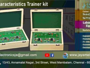 TRIAC Characteristics Characteristics - Trainer kit - Manufacturer - Supplier - Chennai – Tamil Nadu – India –9677252848 – Price Rs.9,000-00 - This price is volatile