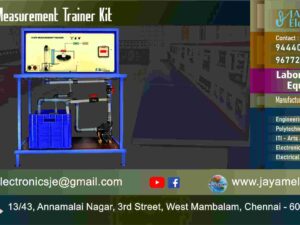 Flow measurement – Trainer kit – Manufacturer - Supplier - Chennai – Tamil Nadu – India – 9677252848 – Price Rs.50,000-00 - This price is volatile