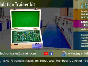 AM Modulation Trainer kit – Manufacturer - Supplier - Chennai – Tamil Nadu – India – 9677252848 – Price Rs.18,000-00 - This price is volatile