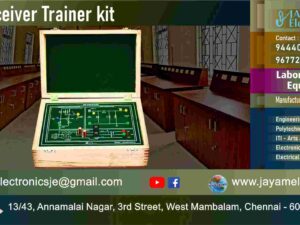 AM Receiver - Trainer kit - Manufacturers – Supplier - Chennai – Tamil Nadu – India – 9677252848 – Price Rs.15,000-00 - This price is volatile -