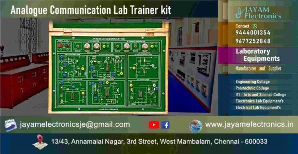 Analog Communication Trainer kit - Manufacturers – Supplier - Chennai – Tamil Nadu – India - 9677252848