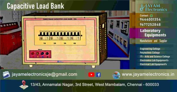 Capacitor Load Bank - Manufacturers – Supplier - Chennai – Tamil Nadu – India – 9677252848 – Price Rs.18,000-00 - This price is volatile -