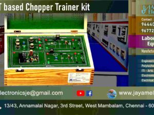 MOSFET based PWM Chopper - Trainer kit - Manufacturer - Supplier - Chennai – Tamil Nadu – India –9677252848 – Price Rs.19,000-00 - This price is volatile
