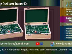 Wein Bridge Oscillator – Using Op Amp – Circuit Diagram - Trainer kit - Manufacturer - Supplier - Chennai – Tamil Nadu – India – 9677252848 – Price Rs.15,000-00 - This price is volatile