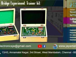 Wheatstone Bridge – Circuit Diagram - Trainer kit - Manufacturer - Supplier - Chennai – Tamil Nadu – India – 9677252848 – Price Rs.15,000-00 - This price is volatile
