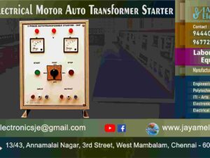 Auto transformer Starter - Manufacturer - Supplier - Chennai – Tamil Nadu – India – 9677252848 – Price Rs.30,000-00 - This price is volatile