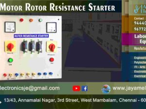 Rotor Resistance Starter - Manufacturer - Supplier - Chennai – Tamil Nadu – India – 9677252848 – Price Rs.45,000-00 - This price is volatile