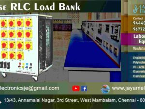 RLC Load Bank – Manufacturer - Supplier - Chennai – Tamil Nadu – India – 9677252848 – Price Rs.45,000-00 - This price is volatile