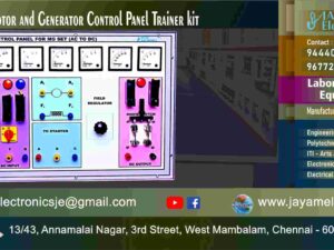 Engineering College – Electrical – Lab Equipment - DC Motor - Control Panel – Manufacturer - Supplier - Chennai – Tamil Nadu – India – 9677252848 – Price Rs.40,000-00 - This price is volatile