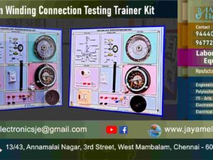 Ceiling Fan Winding Connection Diagram – Trainer kit - Manufacturer - Supplier - Chennai – Tamil Nadu – India – 9677252848 – Price Rs.25,000-00 - This price is volatile
