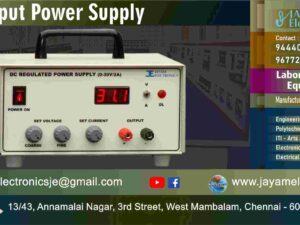 Variable - DC Power Supply – Overload protected – Circuit – Manufacturer - Supplier - Chennai – Tamil Nadu – India – 9677252848 – Price Rs.5,000-00 - This price is volatile