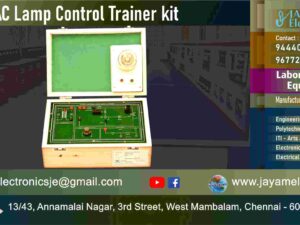 Lamp Dimmer using DIAC and TRIAC  – Circuit Diagram – Trainer kit – Manufacturer - Supplier - Chennai – Tamil Nadu – India – 9677252848 – Price Rs.15,000-00 - This price is volatile