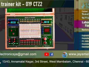 Logic Gate IC - Circuit Diagram – Experiment - IC Trainer kit – Model 019 CTZ2 – Manufacturer - Supplier - Chennai – Tamil Nadu – India – 9677252848 – Price Rs.9,000-00 - This price is volatile