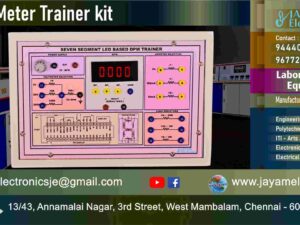 Digital Meter – IC - Circuit Diagram - Trainer kit – Manufacturer - Supplier - Chennai – Tamil Nadu – India – 9677252848 – Price Rs.9,000-00 - This price is volatile