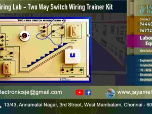 Staircase Light Switch Wiring Diagram – Trainer kit - Manufacturer - Supplier - Chennai – Tamil Nadu – India – 9677252848 – Price Rs.15,000-00 - This price is volatile