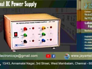 Overload protected – Circuit – Fixed Voltage Power Supply – Manufacturer - Supplier - Chennai – Tamil Nadu – India – 9677252848 – Price Rs.4,000-00 - This price is volatile