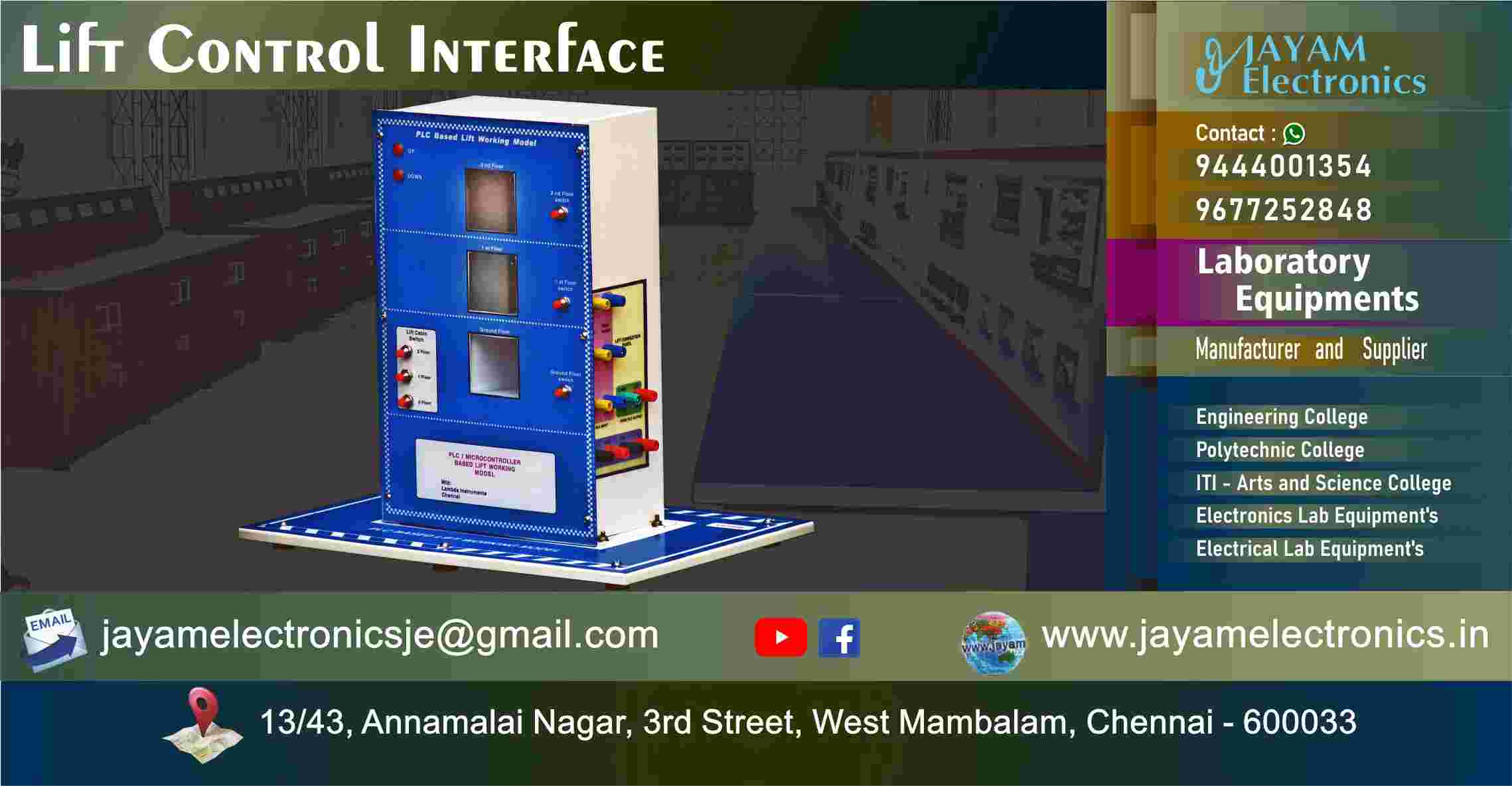 Lift Control using PLC ladder logic diagram – Module - Trainer kit – Manufacturer - Supplier - Chennai – Tamil Nadu – India – 9677252848 – Price Rs.20,000-00 - This price is volatile