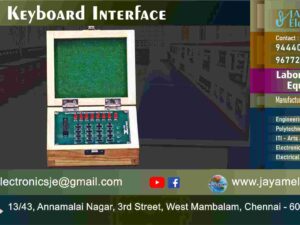 8051 Microcontroller based Matrix Keyboard interface - Trainer kit – Manufacturer - Supplier - Chennai – Tamil Nadu – India – 9677252848 – Price Rs.15,000-00 - This price is volatile