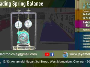 Motor Loading - Spring Balance – Manufacturer - Supplier - Chennai – Tamil Nadu – India – 9677252848 – Price Rs.2,500-00 - This price is volatile