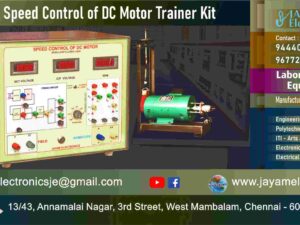 Open loop – Closed loop- Speed Control of DC Motor – Circuit Diagram - Trainer Kit – Manufacturer - Supplier - Chennai – Tamil Nadu – India – 9677252848 – Price Rs.45,000-00 - This price is volatile