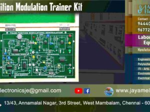 Pulse Position Modulation – and – Demodulation – Circuit Diagram – Trainer kit – Manufacturer - Supplier - Chennai – Tamil Nadu – India – 9677252848 – Price Rs.15,000-00 - This price is volatile