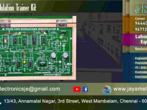 Pulse Code Modulation – and – Demodulation – Experiment – Circuit Diagram – Trainer kit – Manufacturer - Supplier - Chennai – Tamil Nadu – India – 9677252848 – Price Rs.15,000-00 - This price is volatile