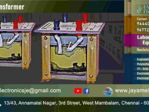 1KVA Transformer - Manufacturer - Supplier - Chennai – Tamil Nadu – India – 9677252848 – Price Rs.12,000-00 - This price is volatile