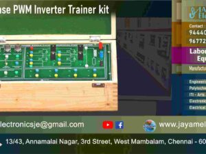 Single Phase - Single Pulse - Sinusoidal - PWM Inverter - Trainer kit – Manufacturer - Supplier - Chennai – Tamil Nadu – India – 9677252848 – Price Rs.18,000-00 - This price is volatile