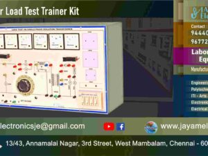 Transformer Load Test - Trainer kit - Manufacturer - Supplier - Chennai – Tamil Nadu – India – 9677252848 – Price Rs.52,000-00 - This price is volatile