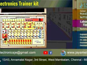 Digital Electronics Lab - Trainer kit - Manufacturer - Supplier - Chennai – Tamil Nadu – India – 9677252848 – Price Rs.14,000-00 - This price is volatile