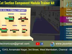 Cut Section Modules for Hydraulic Components – Trainer kit - Manufacturer - Supplier - Chennai – Tamil Nadu – India – 9677252848 – Price Rs.74,000-00 - This price is volatile