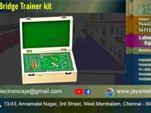 Maxwell – Inductance – Capacitance – Bridge – Circuit Diagram – Trainer kit - Manufacturer - Supplier - Chennai – Tamil Nadu – India – 9677252848 – Price Rs.14,000-00 - This price is volatile
