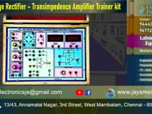Transimpedance Amplifier – Circuit Diagram - Trainer kit - Manufacturer - Supplier - Chennai – Tamil Nadu – India – 9677252848 – Price Rs.8,000-00 - This price is volatile