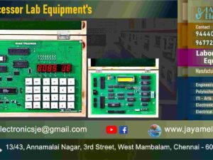 Microprocessor Lab Equipment’s - Manufacturer - Supplier - Chennai – Tamil Nadu – India – 9677252848 – Price Rs.12,000-00 - This price is volatile